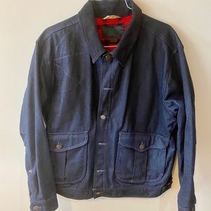 Mens Filson Garment Denim fleece lined Jacket
